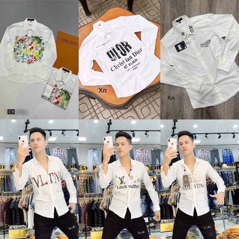 [HÀNG CAO CẤP] Áo sơ mi nam dài tay,chất liệu cotton thoáng mát, không nhăn, không bai xù