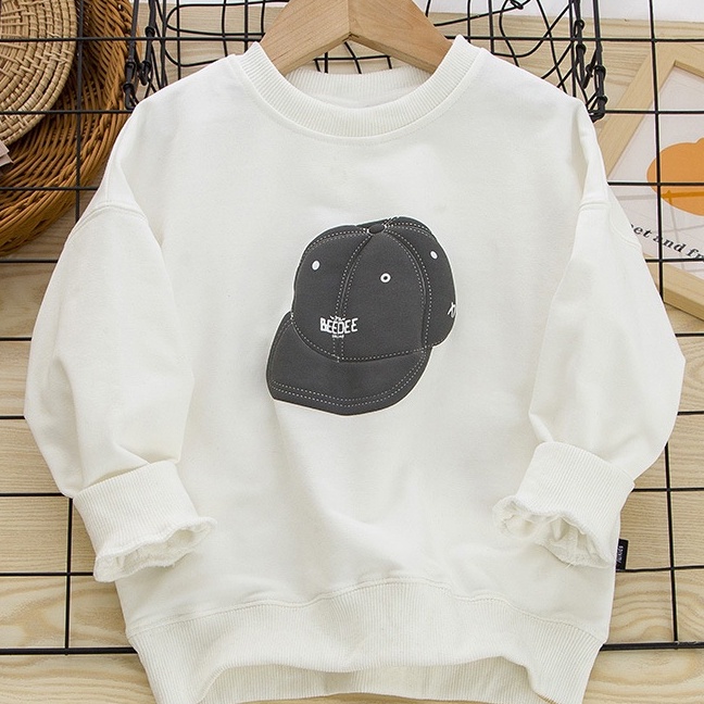 Milo Áo Sweater Tay Dài Dáng Rộng Phong Cách Hàn Quốc Thời Trang Xuân Thu Cho Bé Trai