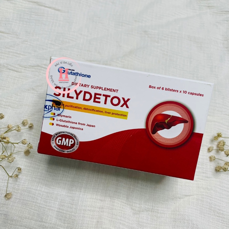 Viên uống SILYDETOX giải độc gan giảm mụn đẹp da - 60 viên