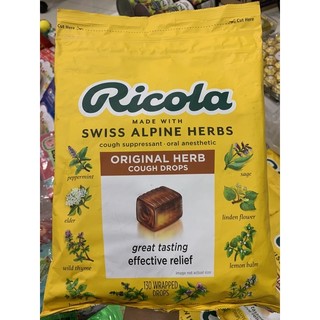 Kẹo ricola mật ong 130viên của mỹ