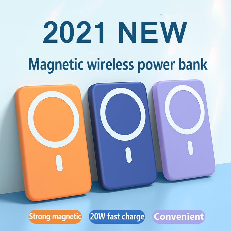 Pin Sạc Dự Phòng Không Dây 10000mAh PD20W 15W Cho iphone 14 13 12 Pro Max