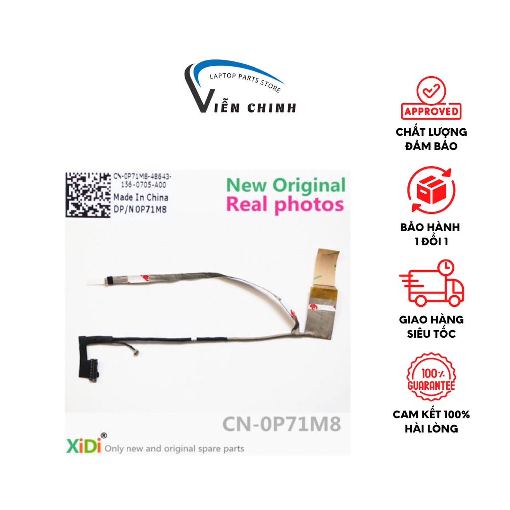 Cáp màn hình laptop Dell Inspiron 14R N4010 – N4010 VGA (BẤM, DD0UM8LC000)