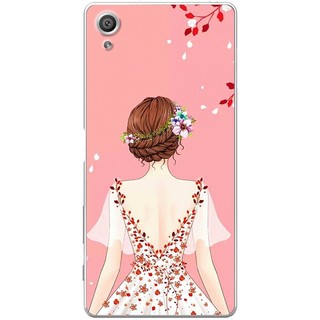 Ốp lưng Sony X, XA, XA Ultra in hình Cô gái áo hồng