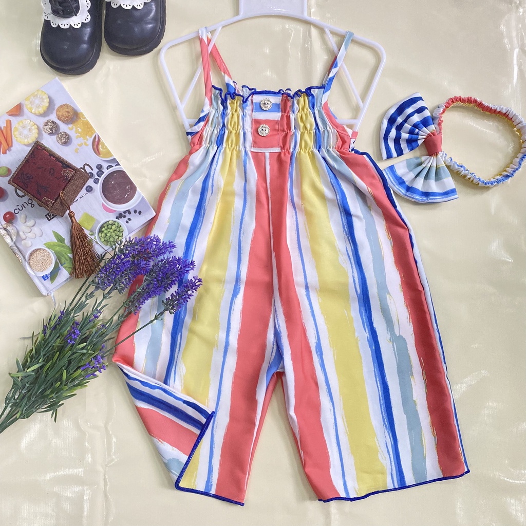 Bộ đồ bay bé gái Sọc Màu 8-28kg Angel Baby Shop Thời Trang Thiết Kế