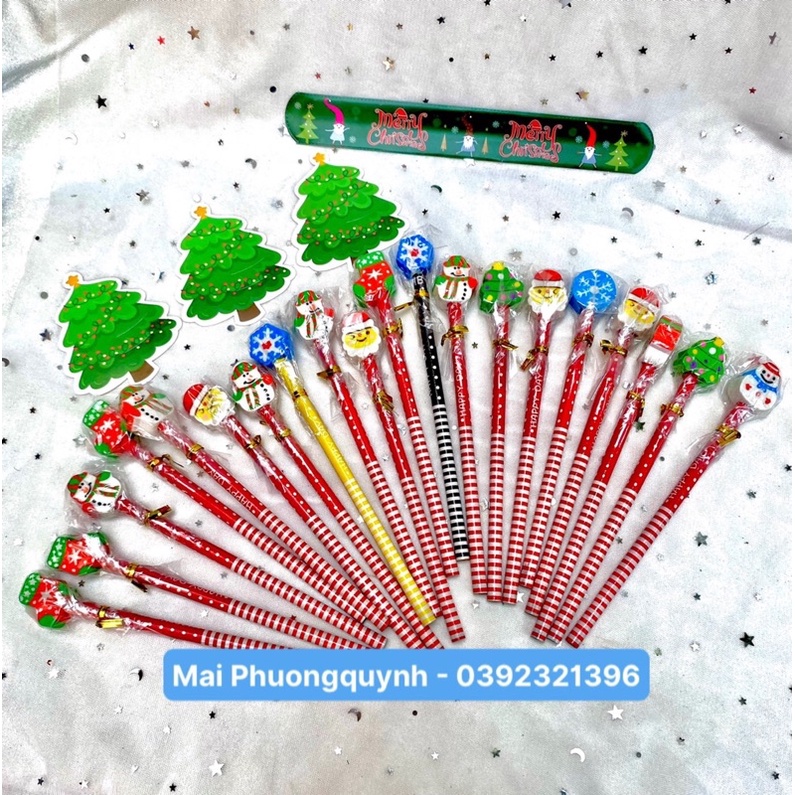 Bút chì Noel, Christmas, Giáng sinh, quà tặng Noel giá rẻ