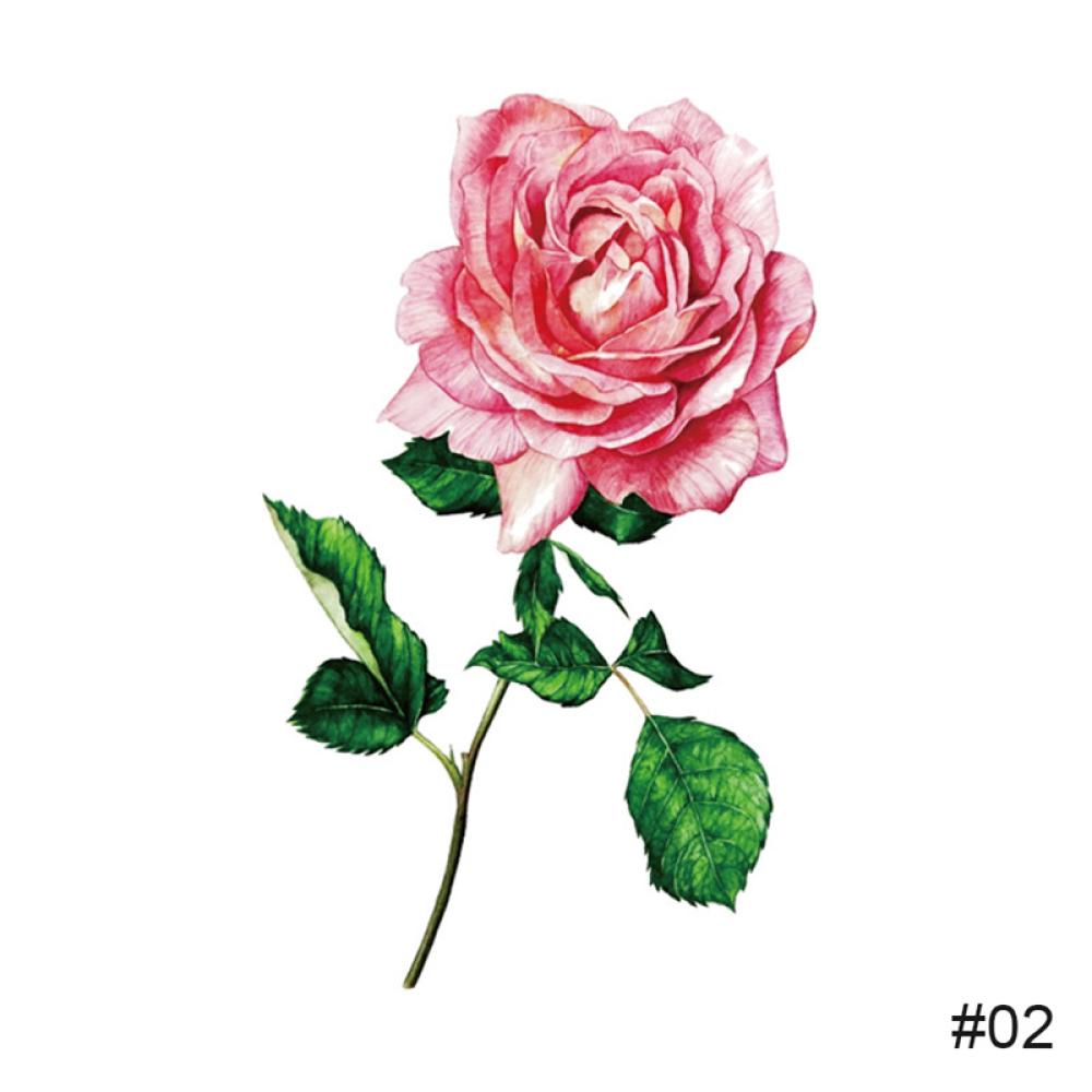 Miếng Dán Hình Xăm Tạm Thời Nhiều Màu Sắc Chống Nước Lâu Trôi F7R2