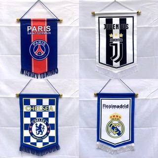Cờ treo tường câu lạc bộ bóng đá MU Real Barca Juve Ars Liverpool Chelsea
