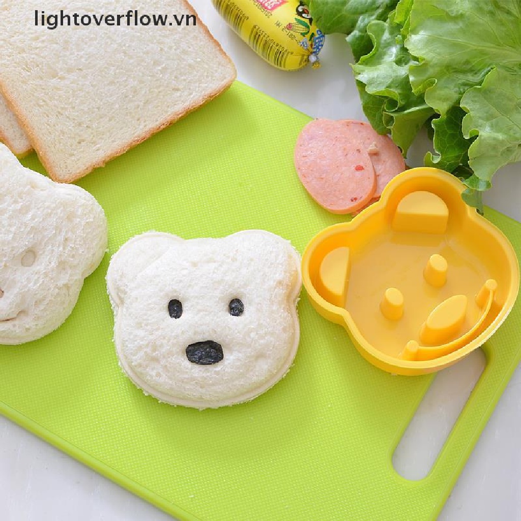 Khuôn Làm Bánh Mì Sandwich / Bánh Mì Sandwich Hình Chú Gấu Độc Đáo DIY
