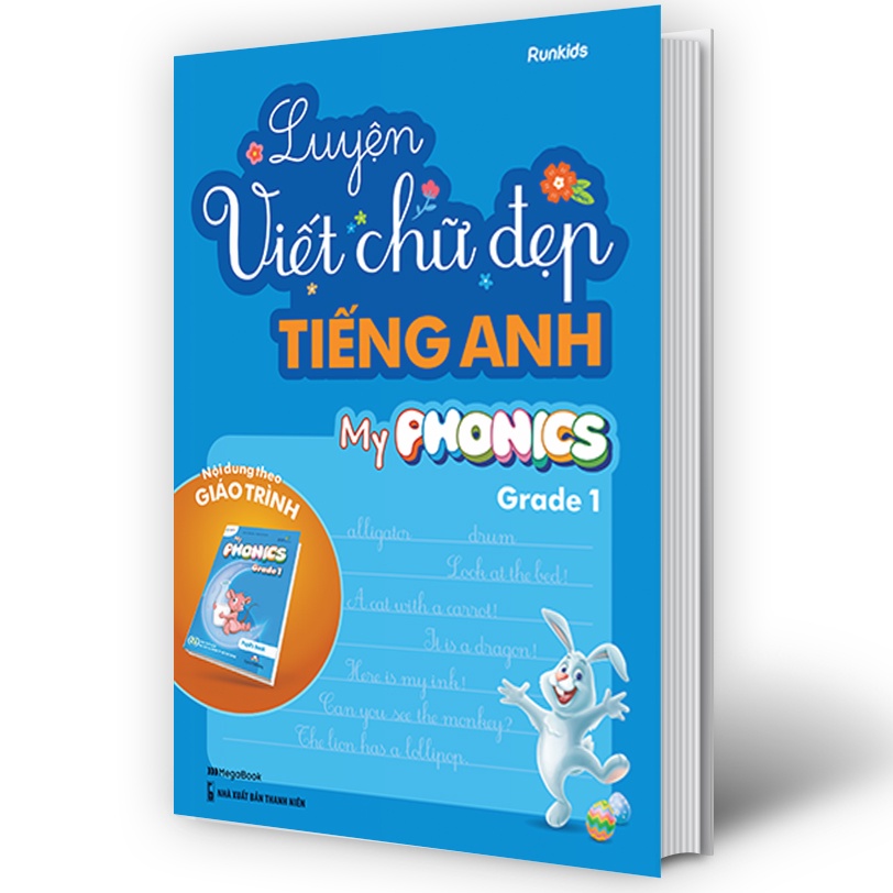 Sách Luyện viết chữ đẹp tiếng Anh My Phonics grade 1 - MGB