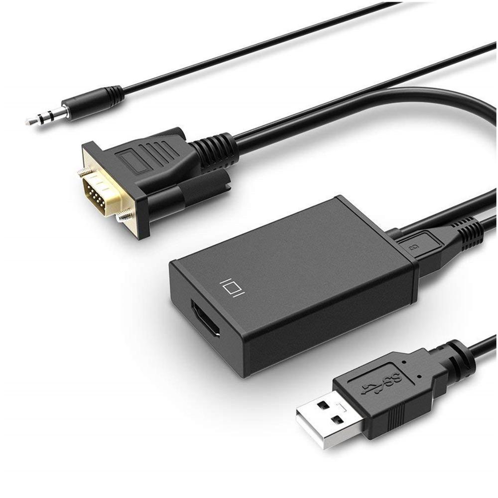 Cáp ChuyểN VGA Sang HDMI 1080P HD VớI Audio VGA2HD TV AV Sang HDTV Video Cho TV / PC
