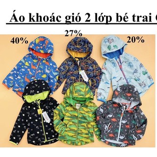 Áo khoác gió lót nỉ sz 1-5y