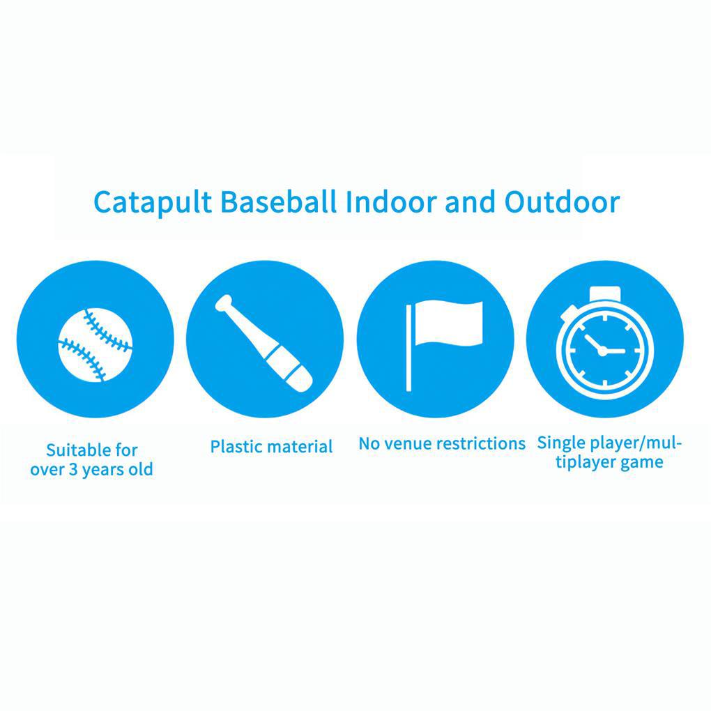 Máy Chơi Bóng Chày Bằng Nhựa Thiết Kế Đơn Giản Dùng Làm Quà Tặng