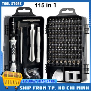 Bộ tuốc nơ vít đa năng 115 trong 1 Đồng hồ Điện thoại Máy tính Công cụ sửa chữa tháo rời Bits Trình điều khiển vít