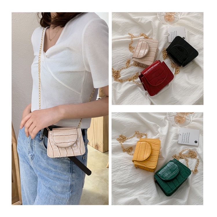 Túi Đeo Chéo Mini Phong Cách Retro Thời Trang Mới Cho Nữ