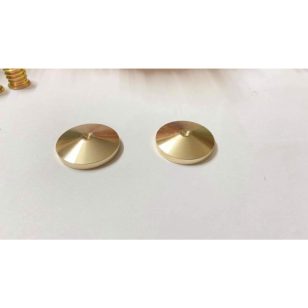 Chén hứng đồng nguyên khối đường kính 30mm cho chân đinh loa đài audio ( đvt: 1 cái)