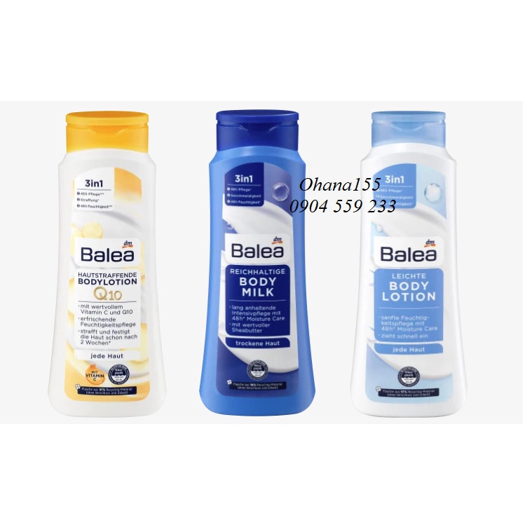 Dưỡng thể Balea Q10 Đức