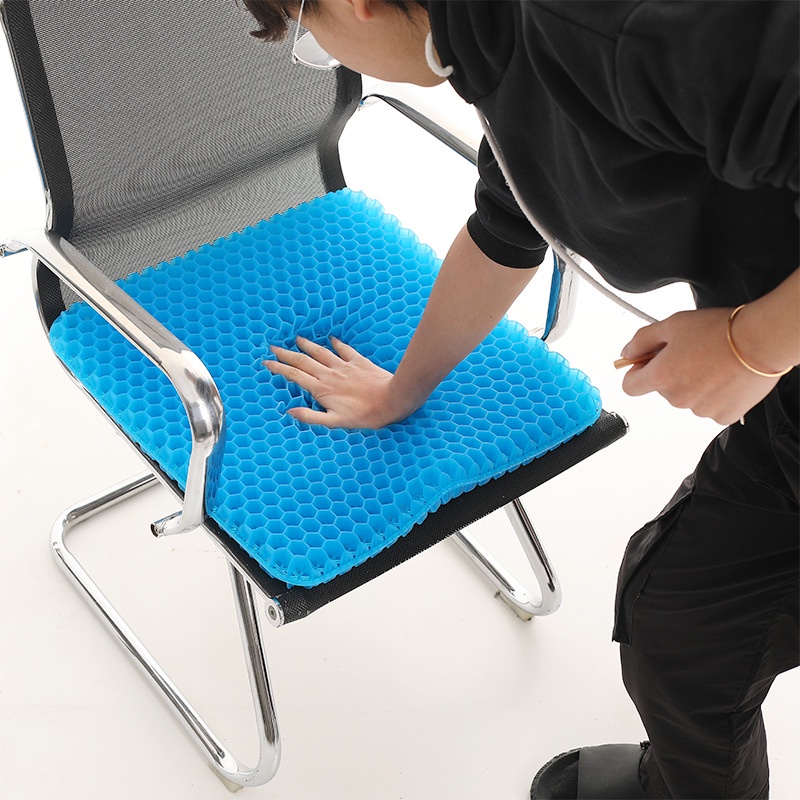Đệm lót ghế ngồi gel silicon tổ ong 3D- Chống đau nhức, ê mong, chống thấm nước, không hao mòn, độ bền cao nthinhuy01