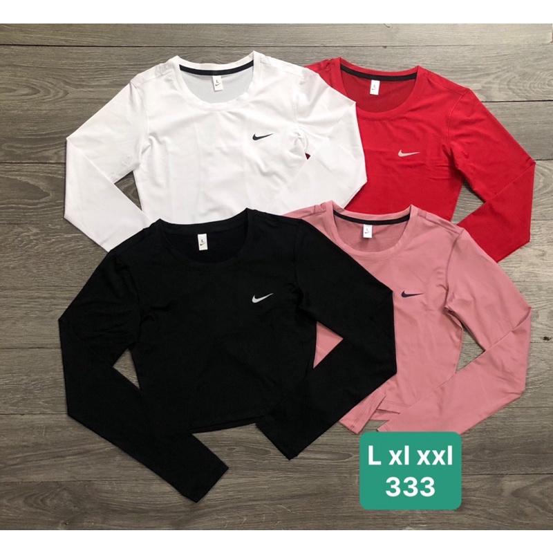 ÁO CROPTOP TAY DÀI  TẬP GYM/YOGA