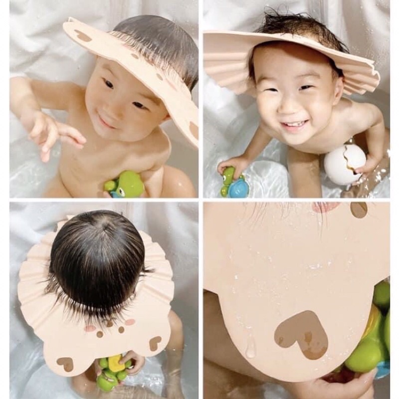 Mũ tắm cho bé
