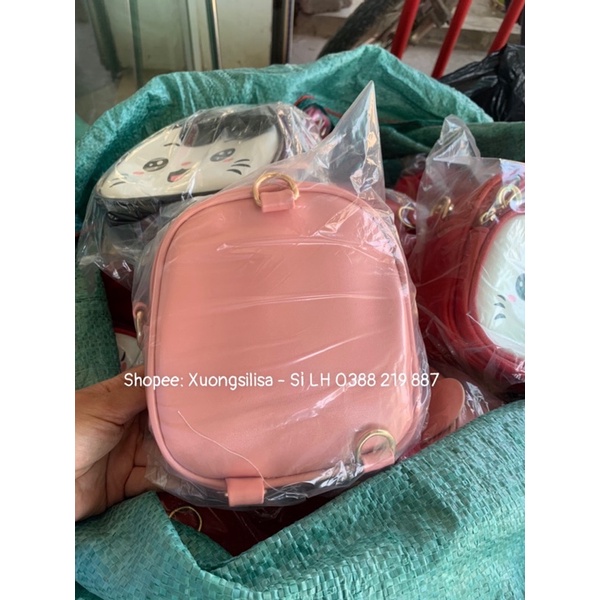 Túi Đeo Chéo Túi Xách Mini Mèo Nơ Cho Bé Yêu (Ảnh thật)