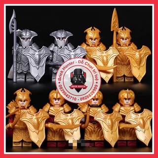 KORUIT KT 1050 mô hình lắp ráp minifigures các chiến binh Tộc tiên mặc giáp - Elven Warriors Lord of the Ring