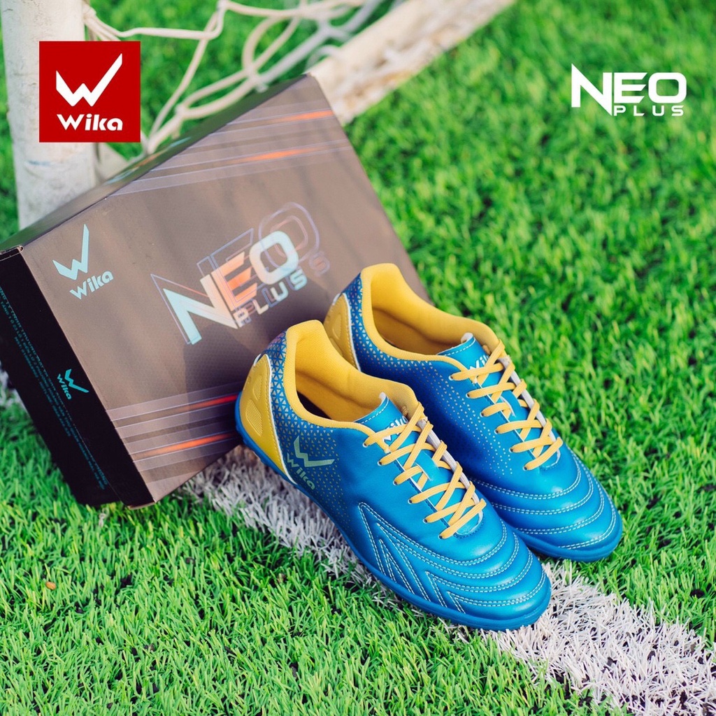 Giày Đá Bóng Wika Tekela Chính Hãng Chất Da Cao Cấp Phủ Nano, Khâu Full Đế Cùng Đệm Lót Chịu Lực Tốt