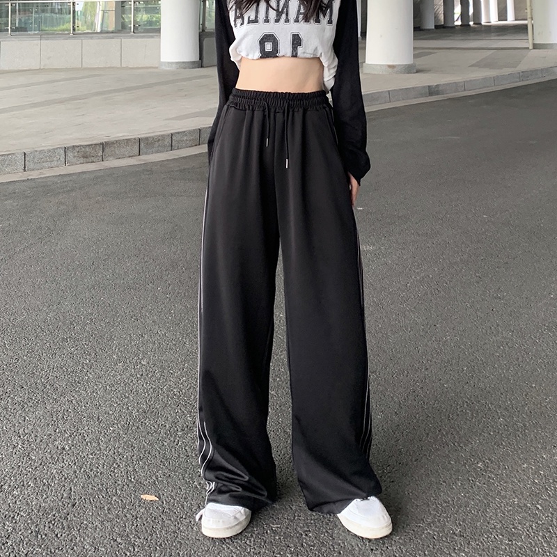 Quần ống rộng SUXI phong cách cổ điển thanh lịch dành cho nữ