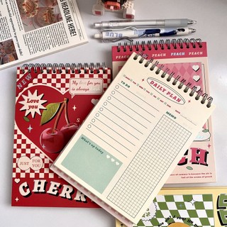  Sổ tay kế hoạch Daily, Weekly phong cách Retro American Fruit Ver 1 STKH01