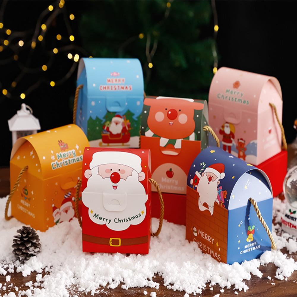 UUMIR 6 cái merry christmas quà tặng tự làm great holiday trang trí nội thất hộp kẹo