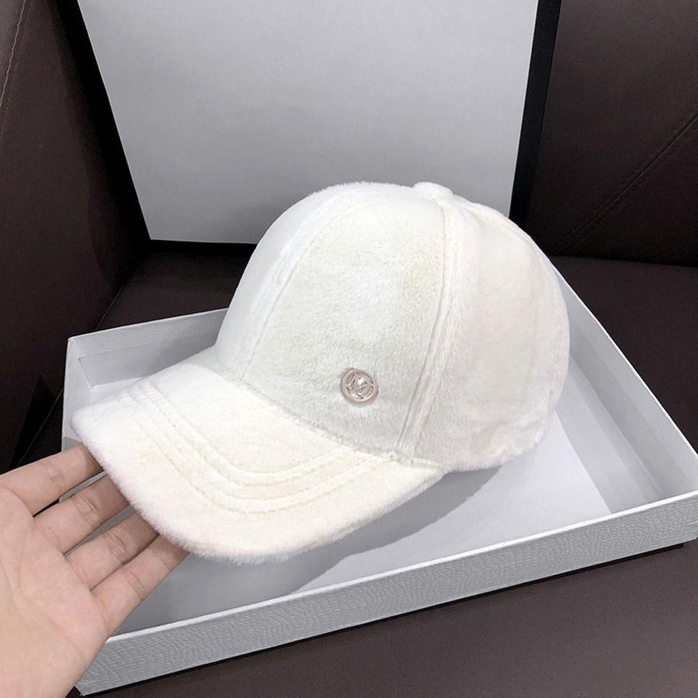 Mocho Mũ Lông Thỏ Giả Dày Dặn Có Thể Điều Chỉnh Thời Trang Thu Đông Dành Cho Nữ