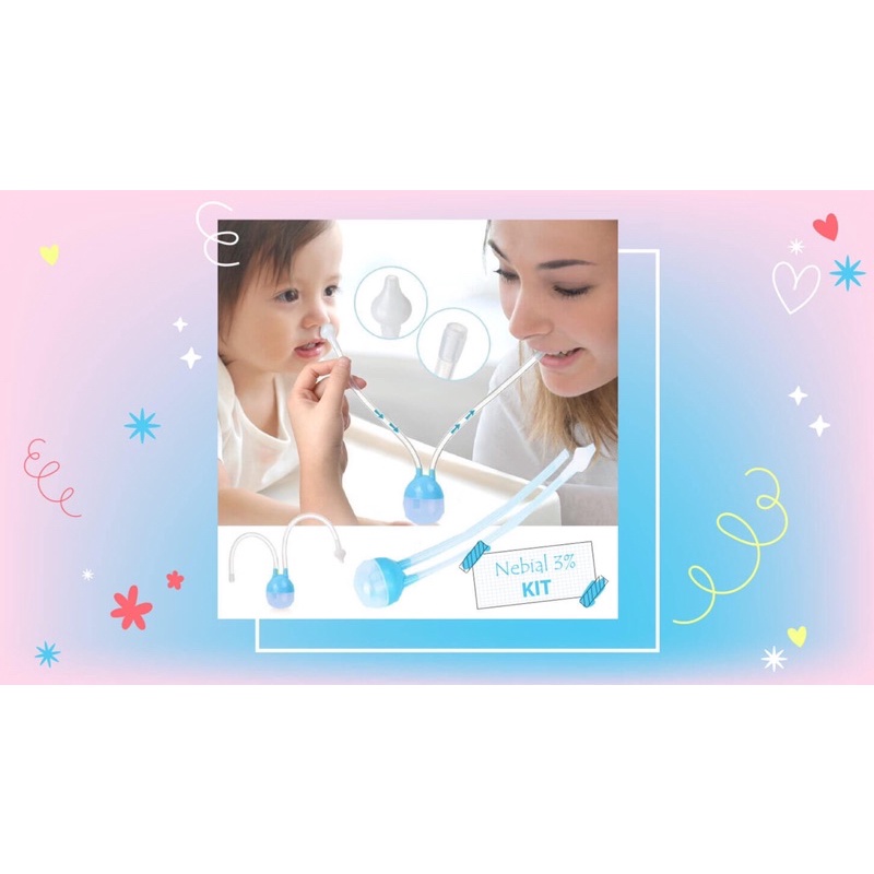 Dụng Cụ Hút Mũi Dây Giúp Làm Sạch, Thông Thoáng Mũi Cho Bé Sakomi