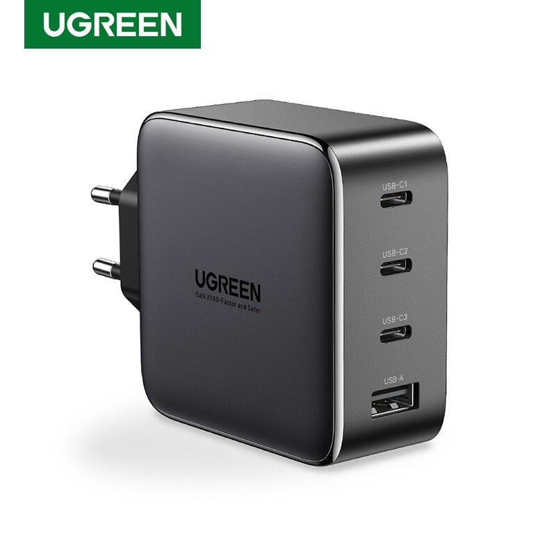 Bộ sạc nhanh UGREEN 65w/100w PD USB 3.0 chất lượng cao thích hợp cho SamsungXiaomi pad 5 Chính hãng