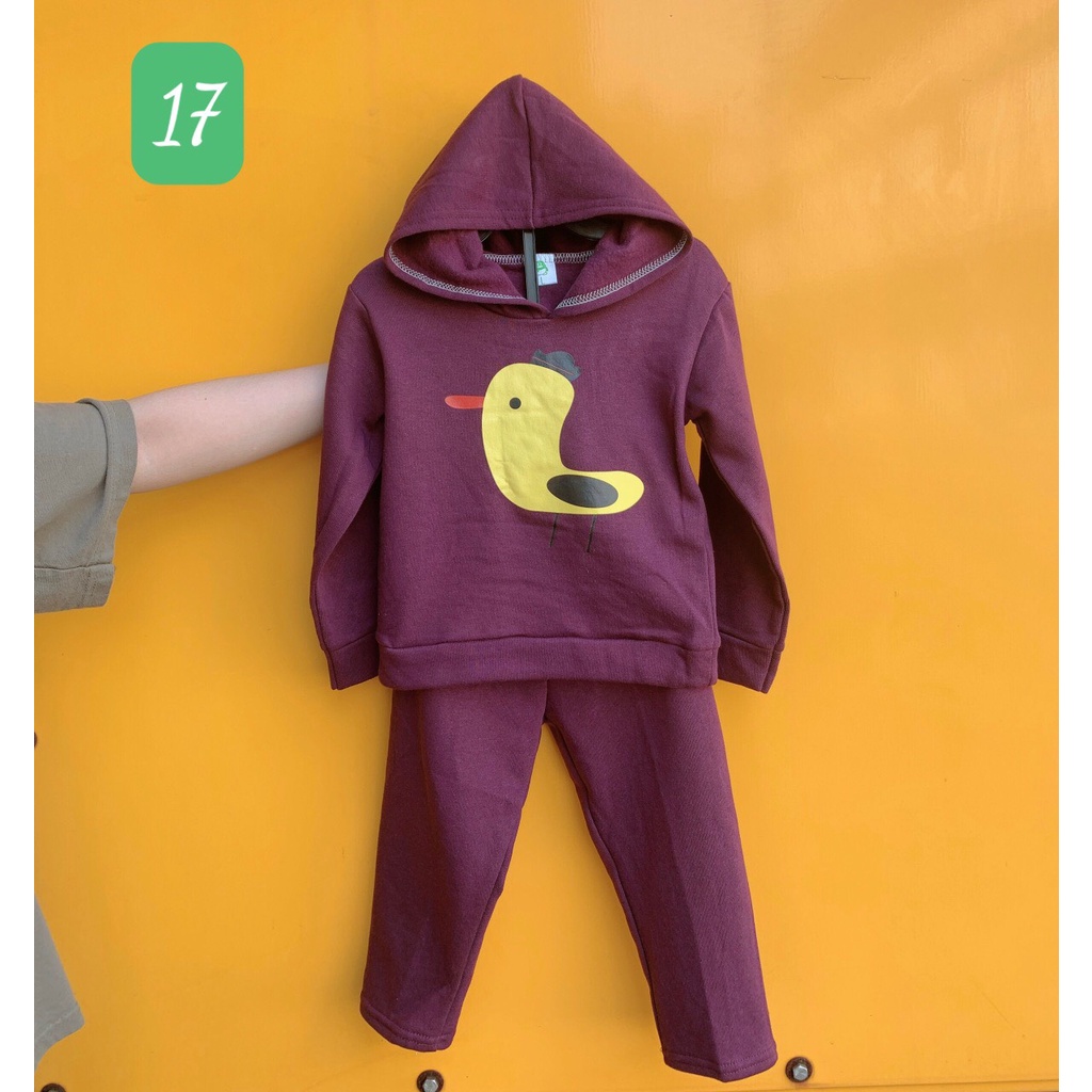 Bộ Nỉ Hoodie Nhiều Màu Cho Bé 2022 - Jumping Beans Official Store