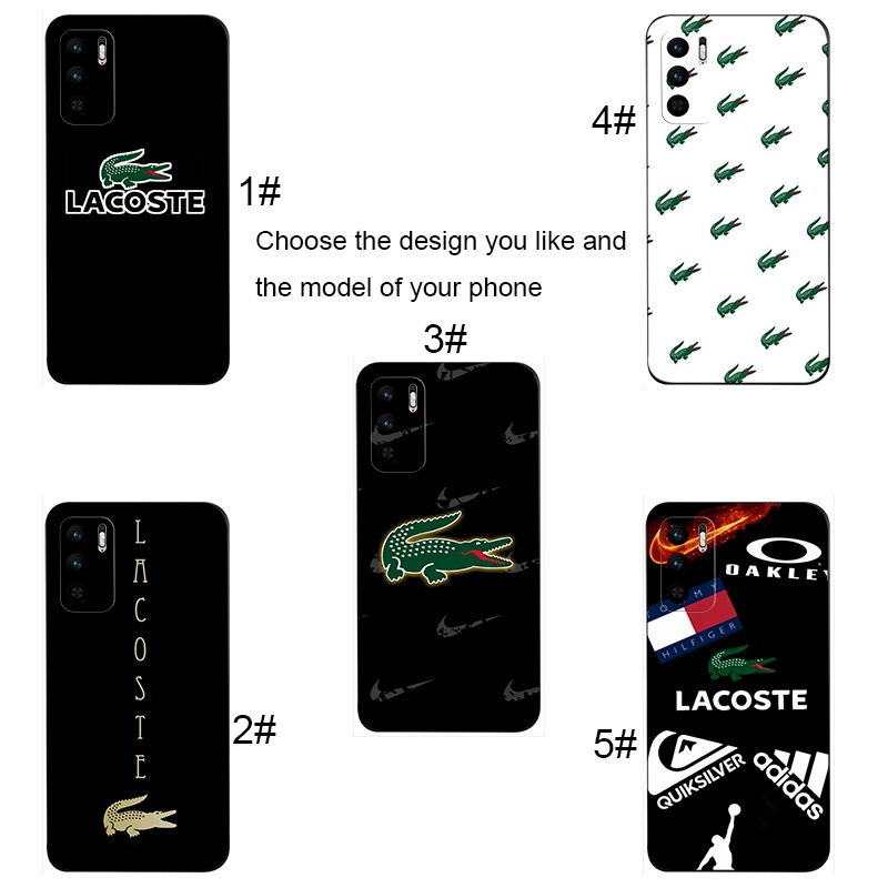 Ốp Điện Thoại Silicon Mềm Hình Logo Lacoste Cho iPhone 14 Plus 13 Mini Pro Max 13mini 13pro 13promax 14 + EDC65