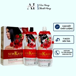 Nhuộm đen, nhuộm nâu new kafen cherry cao cấp không dính da đầu 500mlx2. ai store
