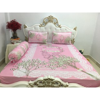 Bộ drap gối thun ý 5d cao cấp , mát lạnh, thấm hút tốt.