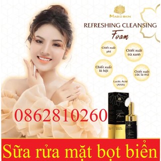 Sữa Rửa Mặt Bọt Biển Magic Skin Refreshing Cleansing Foam [chính hãng magicskin]