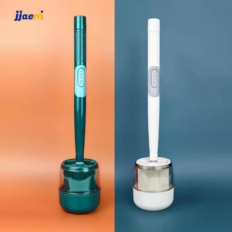 Chổi Cọ Toilet Bằng Silicon Có Bình Chứa Xà Phòng Tiện Dụng