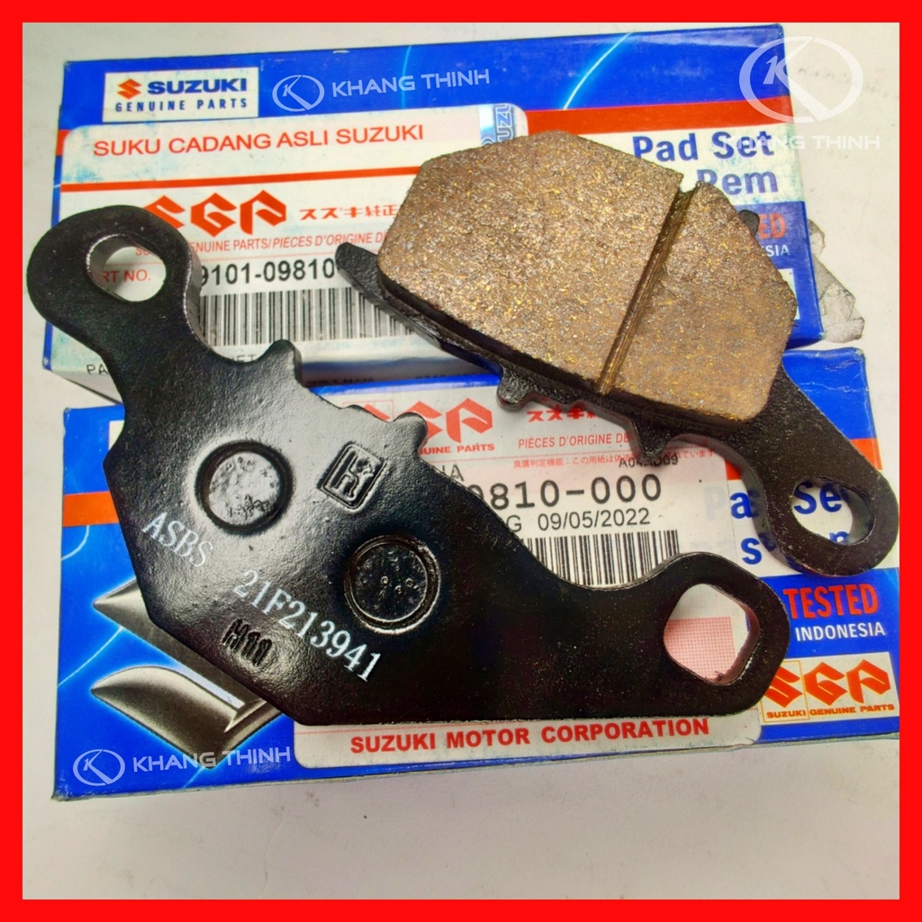 Bố thắng - má phanh Suzuki Address 110 - Hàng Chính Hãng