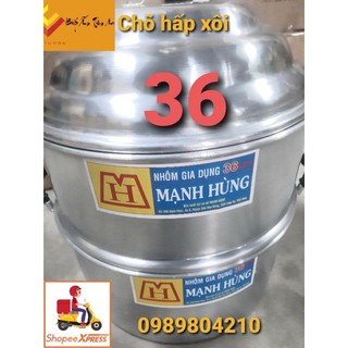 Chõ đồ xôi,Manh Hùng size 36 cm đồ 7_10kg gao.Chõ hấp xôi .rau.củ quả.chõ 10kg
