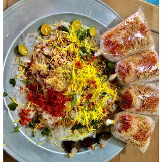 1 bịch bánh tráng trộn để riêng gia vị