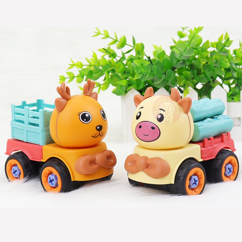 Bộ Đồ Chơi Mô Hình Xe Công Trường Độc Đáo Cho Bé