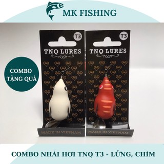 Combo mồi lure nhái hơi tnq t3 - 13g - mồi câu toán nhà quê