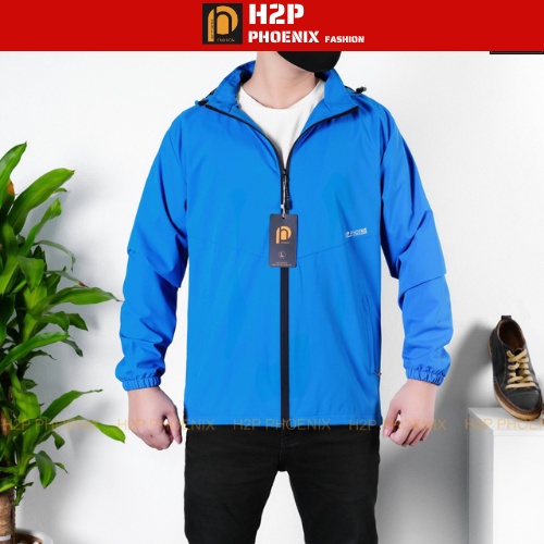 Áo khoác gió nam 2 lớp H2P PHOENIX vải gió tráng bạc phiên bản trượt nước cao cấp