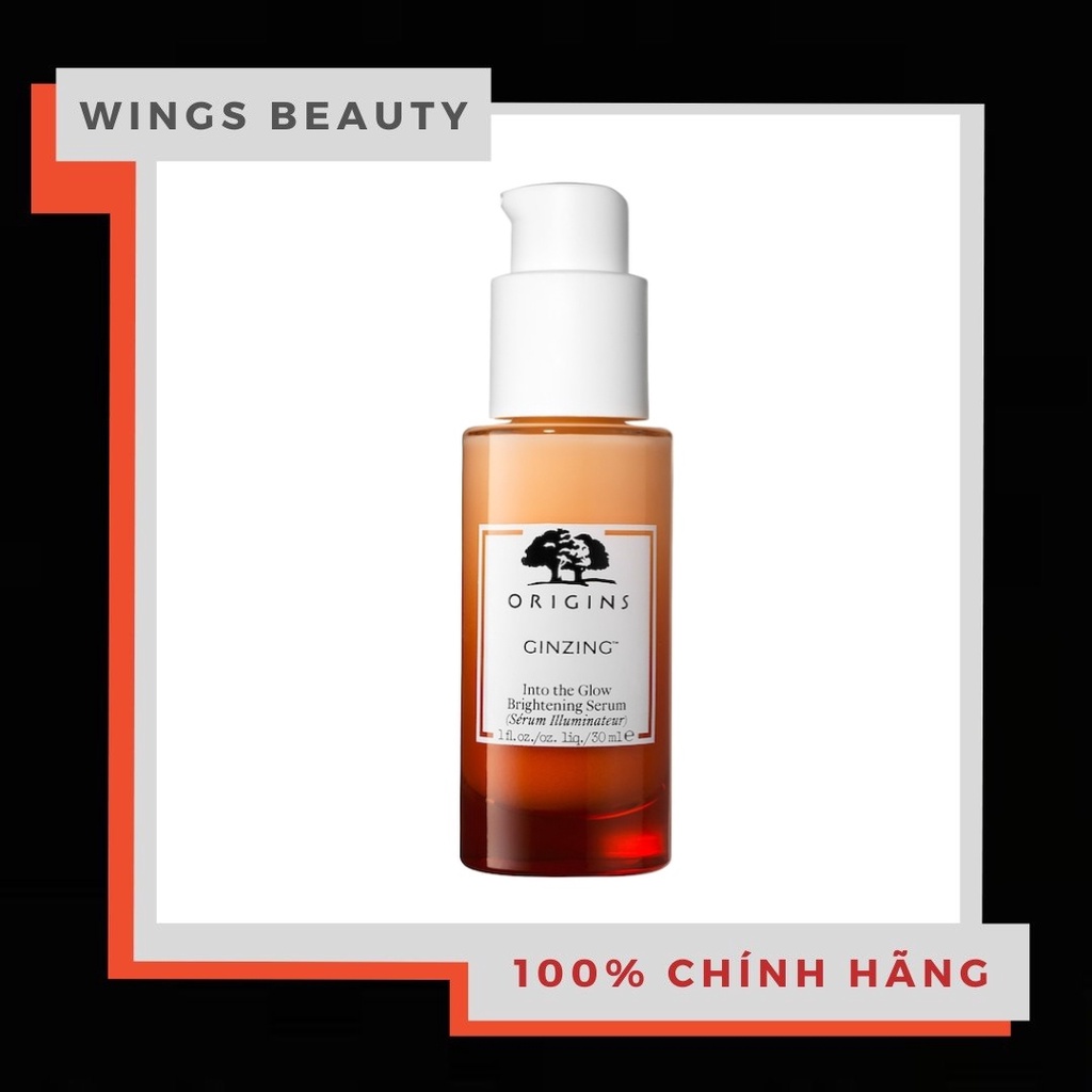 ORIGINS - Tinh chất làm sáng da Into The Glow Brightening Serum 30ml