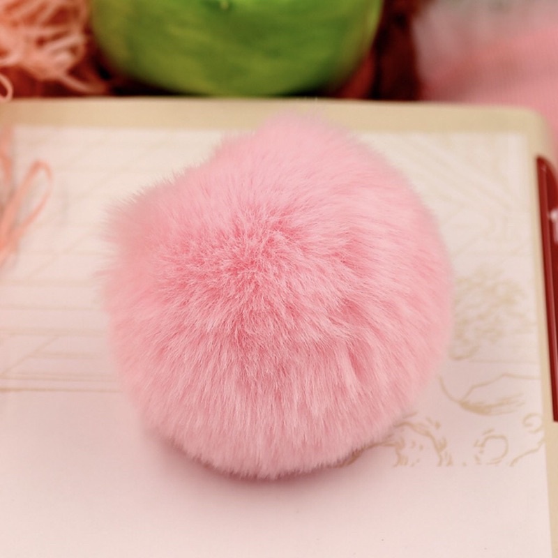 Cục bông trang trí nhiều màu sắc