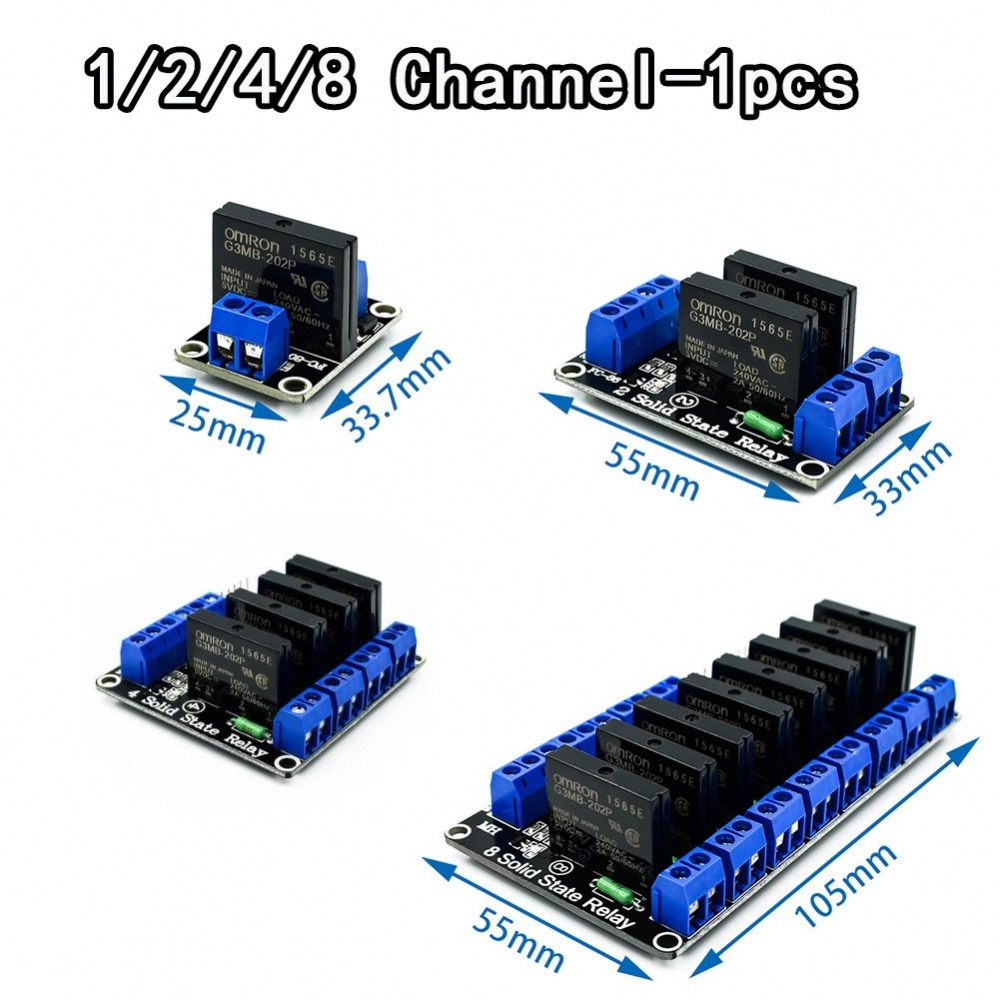 【FOR SALE】Solid State 1pcs Optional 1/2/4/8 Channel Equipment For PI AVR PIC Durable