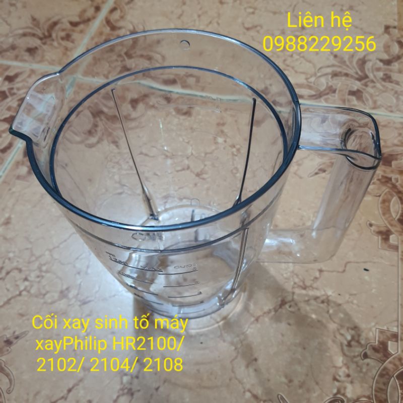 Linh kiện cốc xay khô, cóc xay sinh tố máy xay sinh tố Philips HR2100 HR2102 HR2104 HR2106 HR2108