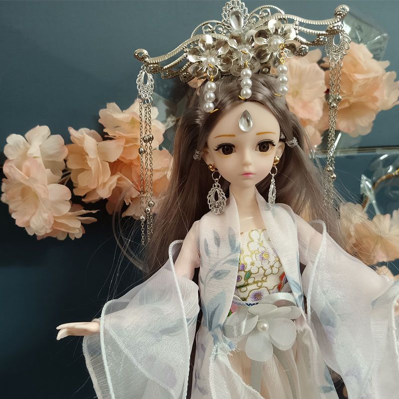 Bộ Búp Bê Công Chúa Barbie Hán Phục Cổ Điển 30cm Kèm Hộp Quà Tặng Sinh Nhật 10.21