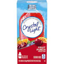 Crystal Light Bột Pha Nước Trái Cây Không Đường Tiện Lợi Thơm Ngon Cho Người Ăn Kiêng